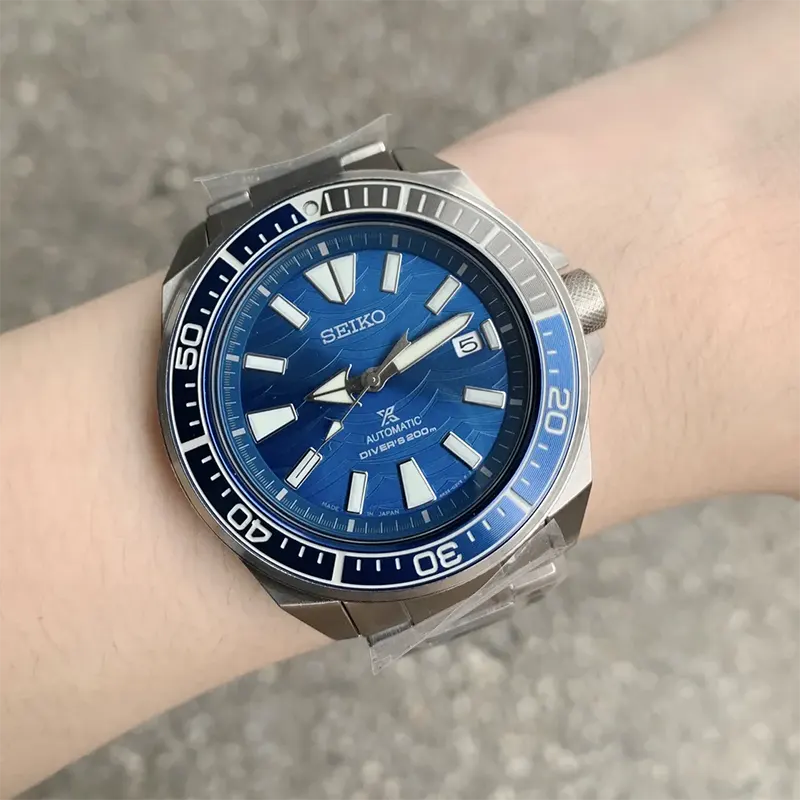 Seiko Prospex Samurai Save The Ocean Blue Dial Men's Watch- SRPD23J1